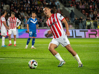 Patryk Sokolowski during the game between KS Cracovia and Stal Mielec in Krakow, Poland, on September 30, 2024. PKO BP Ekstraklasa, Polish f...