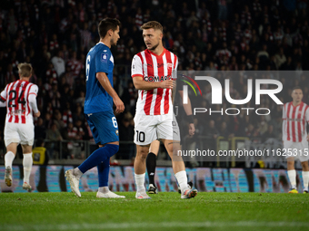 Michal Rakoczy plays during the game between KS Cracovia and Stal Mielec in Krakow, Poland, on September 30, 2024. PKO BP Ekstraklasa, Polis...