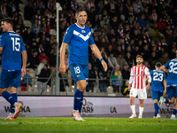 Piotr Wlazlo participates in the game between KS Cracovia and Stal Mielec in Krakow, Poland, on September 30, 2024. PKO BP Ekstraklasa, Poli...