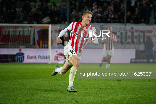 Bartosz Biedrzycki during the game between KS Cracovia and Stal Mielec in Krakow, Poland, on September 30, 2024. PKO BP Ekstraklasa, Polish...