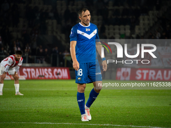 Piotr Wlazlo participates in the game between KS Cracovia and Stal Mielec in Krakow, Poland, on September 30, 2024. PKO BP Ekstraklasa, Poli...