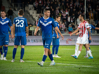 Dawid Tkacz plays during the game between KS Cracovia and Stal Mielec in Krakow, Poland, on September 30, 2024. PKO BP Ekstraklasa, Polish f...