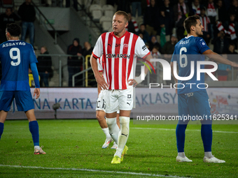 Kamil Glik participates in the game between KS Cracovia and Stal Mielec in Krakow, Poland, on September 30, 2024. PKO BP Ekstraklasa, Polish...