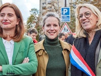 Politicians from the left-wing New Popular Front (NFP - Nouveau Front Populaire) coalition, including Eric Coquerel, Marine Tondelier, Lucie...