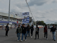 Hundreds of Arema FC supporters march to Kanjuruhan Stadium to mark the second anniversary of the football disaster that killed 135 people....