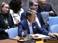 Samuel Zbogar Representative to the Security Council of the Republic of Slovenia to the United Nations Security Council and President of the...