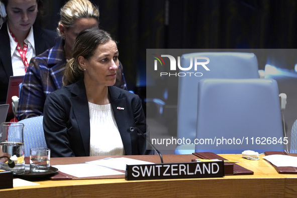 Riccarda Christiana Chanda, Second Deputy Permanent Representative, Senior Legal Adviser of Switzerland to the United Nations  speaks during...