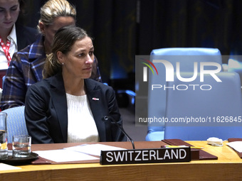 Riccarda Christiana Chanda, Second Deputy Permanent Representative, Senior Legal Adviser of Switzerland to the United Nations  speaks during...