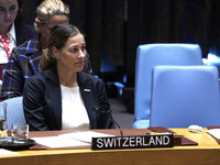 Riccarda Christiana Chanda, Second Deputy Permanent Representative, Senior Legal Adviser of Switzerland to the United Nations  speaks during...