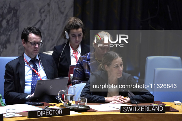 Riccarda Christiana Chanda, Second Deputy Permanent Representative, Senior Legal Adviser of Switzerland to the United Nations  speaks during...