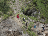 Nepali passengers travel through the BP Highway, a major highway that connects Kathmandu directly with the Southern Plains of Nepal, making...