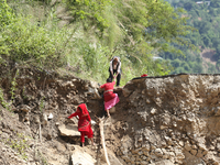 Nepali passengers travel through the BP Highway, a major highway that connects Kathmandu directly with the Southern Plains of Nepal, making...