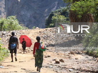 Nepali passengers traveling through the BP Highway, a major highway that connects Kathmandu directly with the Southern Plains of Nepal, make...