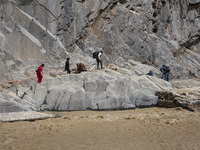 Nepali passengers traveling through the BP Highway, a major highway that connects Kathmandu directly with the Southern Plains of Nepal, make...