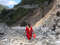 Nepali passengers traveling through the BP Highway, a major highway that connects Kathmandu directly with the Southern Plains of Nepal, make...