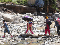 Nepali passengers traveling through the BP Highway, a major highway that connects Kathmandu directly with the Southern Plains of Nepal, make...