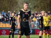 Jan Flak during the game between Wieczysta Krakow and GKS Jastrzebie in Krakow, Poland, on October 1, 2024. Betclic 2 Liga, Polish football...