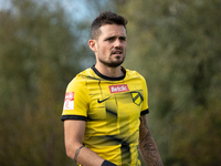 Goku Roman during the game between Wieczysta Krakow and GKS Jastrzebie in Krakow, Poland, on October 1, 2024. Betclic 2 Liga, Polish footbal...