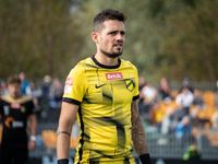 Goku Roman during the game between Wieczysta Krakow and GKS Jastrzebie in Krakow, Poland, on October 1, 2024. Betclic 2 Liga, Polish footbal...