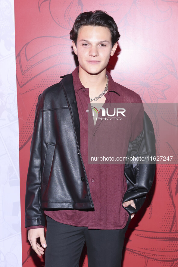 Emiliano Gonzalez attends the Marvel 85 red carpet of the Fashion Forward at Fronton Bucarelli in Mexico City, Mexico, on September 30, 2024...