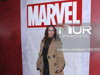 Anette Michelle attends the Marvel 85 red carpet of the Fashion Forward at Fronton Bucarelli in Mexico City, Mexico, on September 30, 2024....