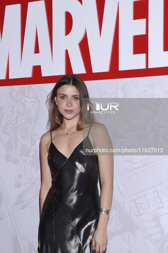 Paris Danielle attends the Marvel 85 red carpet of the Fashion Forward at Fronton Bucarelli in Mexico City, Mexico, on September 30, 2024. 