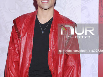 Eduardo Brito attends the Marvel 85 red carpet of the Fashion Forward at Fronton Bucarelli in Mexico City, Mexico, on September 30, 2024. (