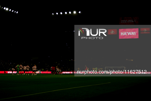 A general view of the Stadium of Light during the Sky Bet Championship match between Sunderland and Derby County at the Stadium of Light in...