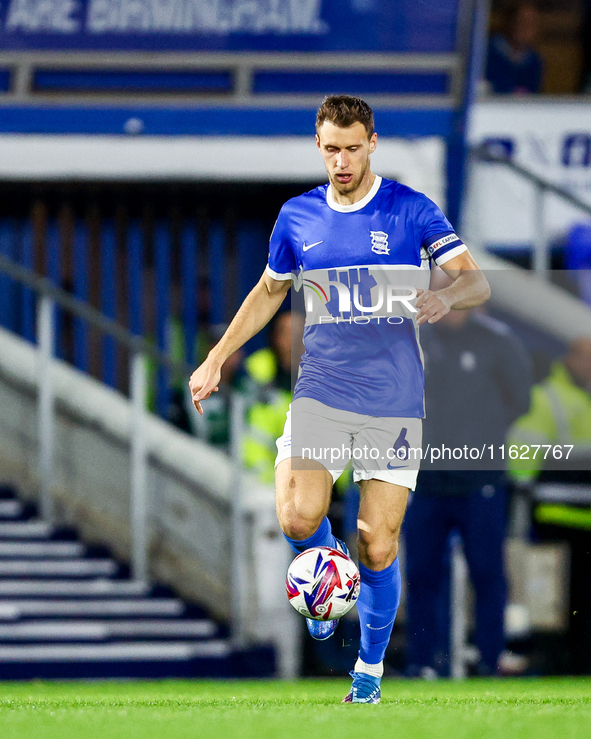 Krystian Bielik of Birmingham plays during the Sky Bet League 1 match between Birmingham City and Huddersfield Town at St Andrews @ Knighthe...