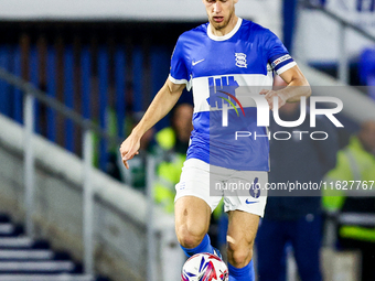 Krystian Bielik of Birmingham plays during the Sky Bet League 1 match between Birmingham City and Huddersfield Town at St Andrews @ Knighthe...