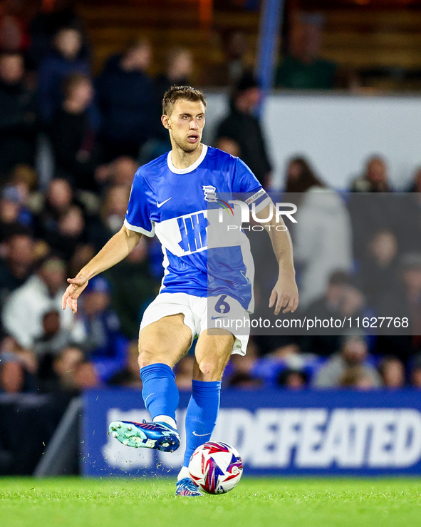 Krystian Bielik of Birmingham plays during the Sky Bet League 1 match between Birmingham City and Huddersfield Town at St Andrews @ Knighthe...