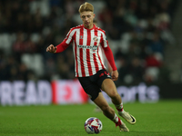 Sunderland's Tom Watson during the Sky Bet Championship match between Sunderland and Derby County at the Stadium Of Light in Sunderland, Eng...