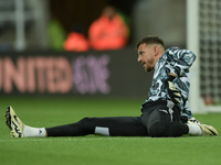 Newcastle United's Martin Dubravka during the Carabao Cup Third Round match between Newcastle United and AFC Wimbledon at St. James's Park i...