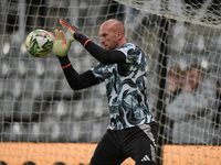 Newcastle United's John Ruddy during the Carabao Cup Third Round match between Newcastle United and AFC Wimbledon at St. James's Park in New...