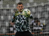 Newcastle United's Martin Dubravka during the Carabao Cup Third Round match between Newcastle United and AFC Wimbledon at St. James's Park i...