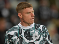 Newcastle United's Harvey Barnes during the Carabao Cup Third Round match between Newcastle United and AFC Wimbledon at St. James's Park in...