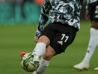 Hartlepool United's Luke Charman during the Carabao Cup Third Round match between Newcastle United and AFC Wimbledon at St. James's Park in...