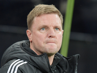 Newcastle United's Manager Eddie Howe during the Carabao Cup Third Round match between Newcastle United and AFC Wimbledon at St. James's Par...