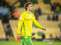 Josh Sargent of Norwich City looks on after the Sky Bet Championship match between Norwich City and Leeds United at Carrow Road in Norwich,...