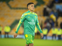 Marcelino Nunez of Norwich City looks on after the Sky Bet Championship match between Norwich City and Leeds United at Carrow Road in Norwic...