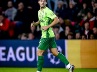 Sporting Club Portugal midfielder Daniel Braganca plays during the match PSV vs. Sporting CP at the Philips Stadium for the UEFA Champions L...