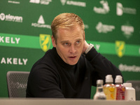 During the Sky Bet Championship match between Norwich City and Leeds United at Carrow Road in Norwich, England, on October 1, 2024. (