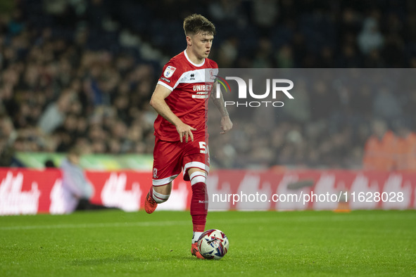 Middlesbrough's Ben Doak during the Sky Bet Championship match between West Bromwich Albion and Middlesbrough at The Hawthorns in West Bromw...