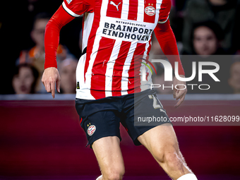 PSV Eindhoven midfielder Guus Til during the match PSV vs. Sporting CP at the Philips Stadium for the UEFA Champions League phase matchday 2...