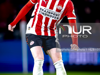 PSV Eindhoven midfielder Jerdy Schouten plays during the match PSV - Sporting CP at the Philips Stadium for the UEFA Champions League phase...