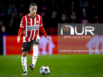 PSV Eindhoven defender Mauro Junior during the match PSV vs. Sporting CP at the Philips Stadium for the UEFA Champions League phase matchday...