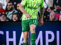 Sporting Club Portugal forward Nuno Santes plays during the match PSV vs. Sporting CP at the Philips Stadium for the UEFA Champions League p...