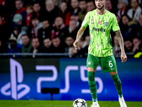 Sporting Club Portugal defender Zeno Debast during the match PSV vs. Sporting CP at the Philips Stadium for the UEFA Champions League phase...