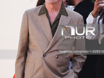 Jacques Audiard arrives at the photocall of Emilia Perez in Cannes, France, on May 19, 2024, during the 77th Festival de Cannes (