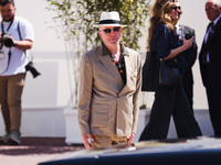 Jacques Audiard arrives at the photocall of Emilia Perez in Cannes, France, on May 19, 2024, during the 77th Festival de Cannes (